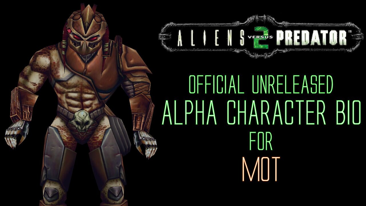 Aliens vs Predator 2 - Alpha Game Description - Cast 