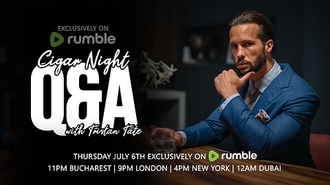 Cigar Night Q&A with Tristan Tate | Ep.4