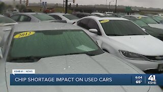 How microchip shortage affects used-car market