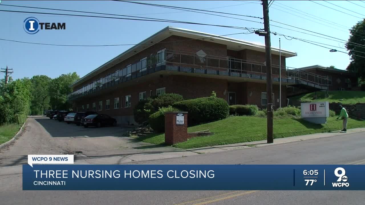 3 Cincinnati nursing homes close, leaving 200 residents displaced