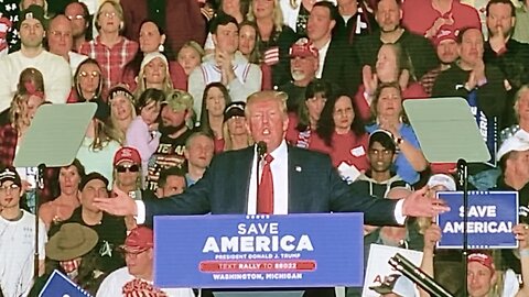 Donald Trump Rally in Washington Township, Michigan 4/2/22 Livestream
