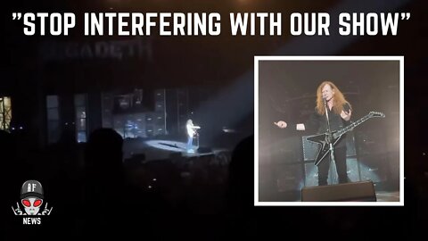Dave Mustaine Blasts Security Guard During MEGADETH Show