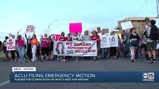 Groups seek to halt Arizona "personhood" law after Roe falls