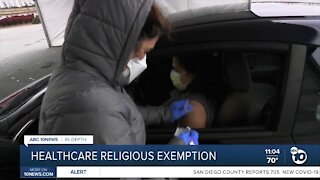 Healthcare religious exemption