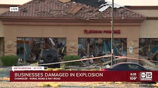 Chandler building explosion injures four
