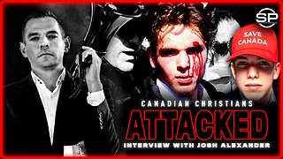 Antifa Goons Attack Canadian Christians Families Rise Up Fight Perverted Trans Agenda.mp4
