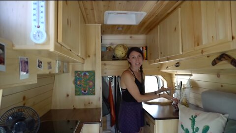 Anna French's 2016 Ford Transit Camper Van