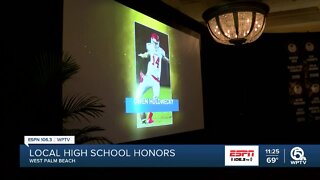 High School football honored