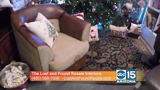 The Lost and Found Resale Interiors has holiday decor and gifts