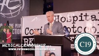 Dr. McCullough speaks in Fresno at the Remdesivir Lawsuit conference! Min 53:44