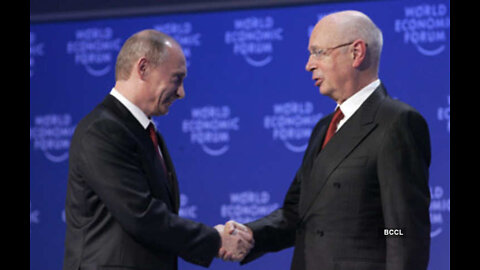 Vladimir Putin și Klaus Schwab la Forumul Economic Mondial de la Davos
