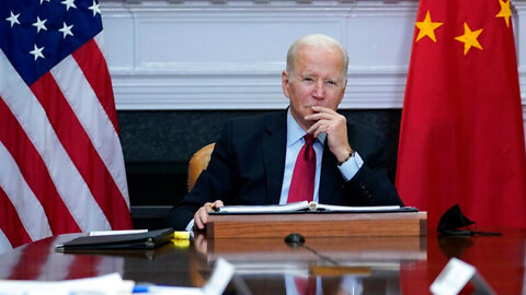 Biden Asked "Are You Urging China To Help Isolate Russia?"
