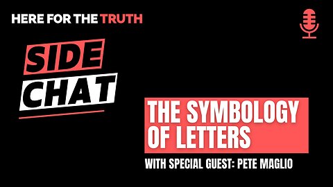 Side Chat #10: The Symbology of Letters with Pete Maglio