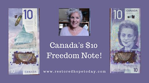 Canada's $10 Freedom Note