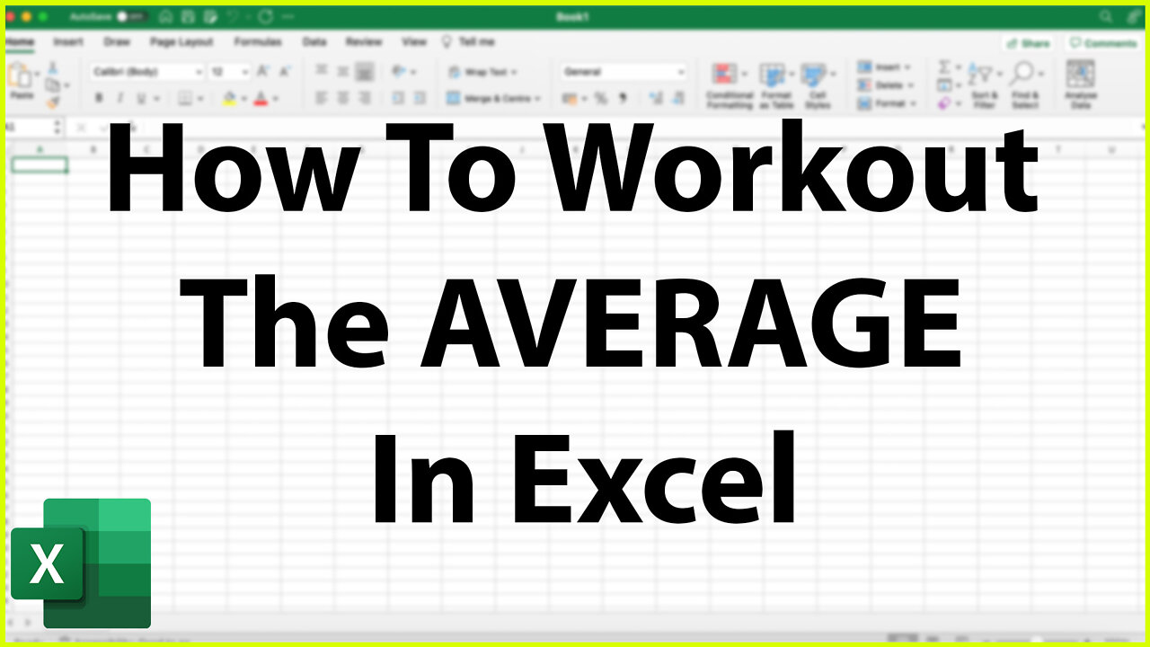 how-to-workout-the-average-in-excel-excel-tutorial