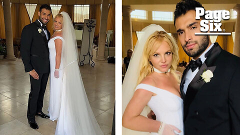 Britney Spears' wedding: the dresses, the guests and the Madonna kiss