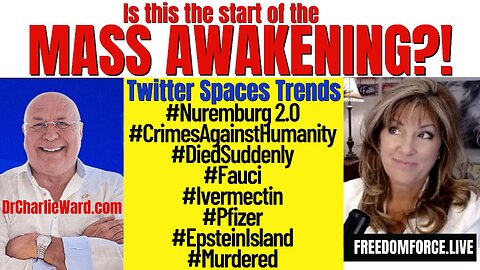 Mass Awakening? Doctor Twitter Spaces Trends, Gideon 12-28-22