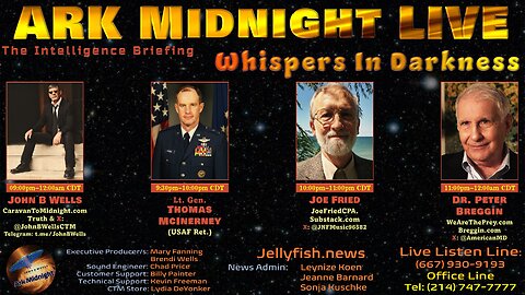 The Intelligence Briefing / Whispers In Darkness - John B Wells LIVE