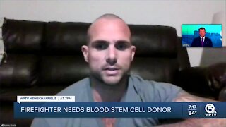 Firefighter needs blood stem cell donor