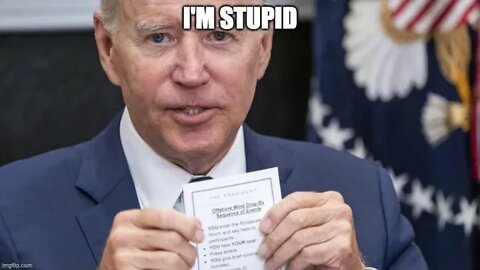 Note Cards Tells Biden To “Take Your Seat”, And “Say Hello” Stupid