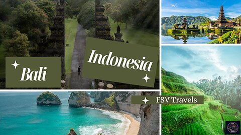 Bali I Indonesia I Drone Cam View I 4K UHD I FSV Travels