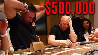 Losing $500,000 with Dana White at the Casino...