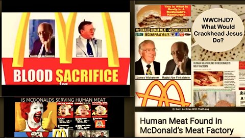 McDonalds Human Meat Burgers Kosher Food Rabbi Abraham Finkelstein James Wickstrom Donald Jeffries