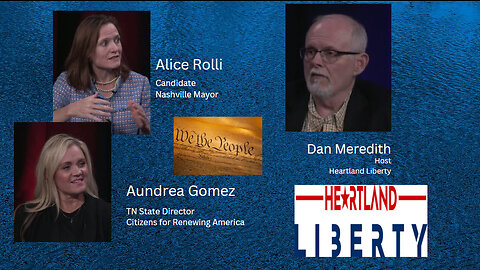 9-6-2023-Heartland Liberty Live Wednesday 8-9pm Central | Alice Rolli and Aundrea Gomez