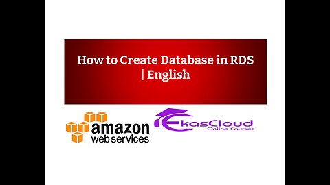 How to Create Database in RDS
