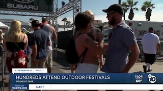 Hundreds attend outdoor festival