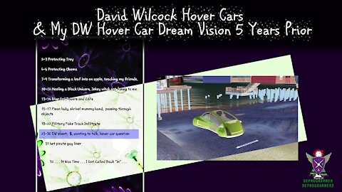 SHOCKING! David Wilcock Hover Cars & My DW Hover Car Dream Vision 5 Years Prior!