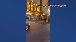 Evacuation of Fremont Street after shooting