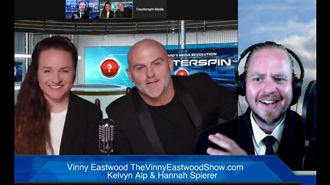 ​Kelvyn Alp And Hannah Spierer From Counterspin Media on The Vinny Eastwood Show