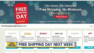 Stores offering free shipping this holiday season