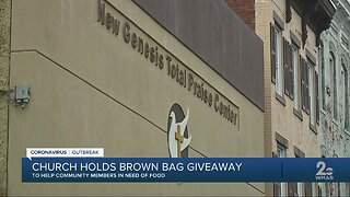 Church holds brown bag giveaway to help community members in need of food