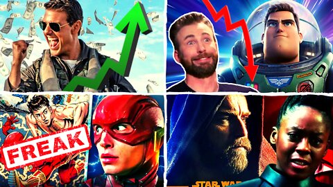 Top Gun Maverick $1 BILLION, Obi-Wan Goes Full Disney Star Wars, Woke Lightyear FLOPS, Ezra Miller