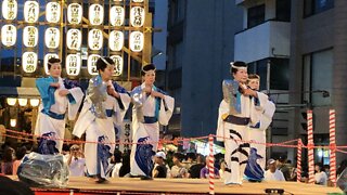 Festival music and dancing in Japan