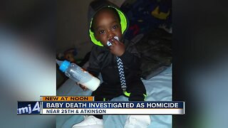 Death of 1-year-old child investigated as a homicide