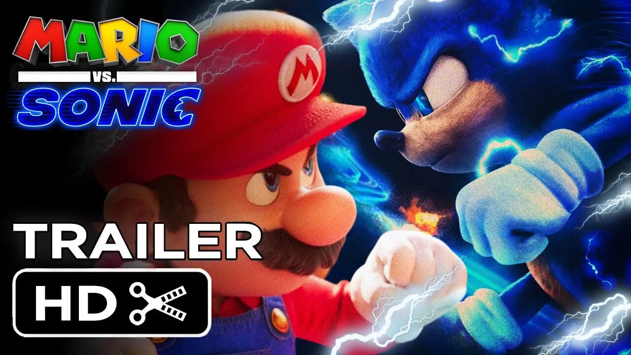 Mario Vs Sonic The Movie 2023 Teaser Trailer Concept Nintendo And Sega Hd 7345