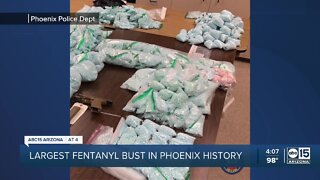 Largest fentanyl bust in Phoenix PD history