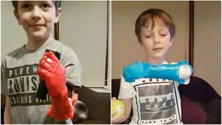 Pai imprime braço robótico 3D para filho!