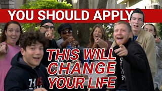THIS WILL CHANGE YOUR LIFE! YOU SHOULD APPLY, TODAY!