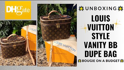 Wow! DHgate Louis Vuitton Style Alma PM Dupe Bag Unboxing & Seller
