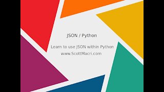 Learn to use JSON within Python