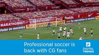 Professional soccer is back with CG fans
