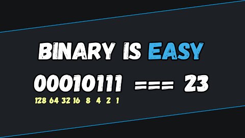 How To Count in Binary and Convert To/From Binary
