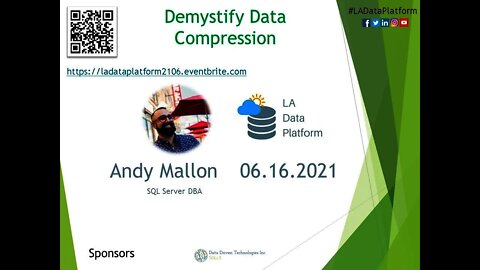 June 2021 - Demystify Data Compression by Andy Mallon (@AmTwo)