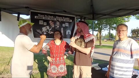 Muslim Claims that Jesus didn't Die || Chief of the Deceivers || Dearborn Michigan ||