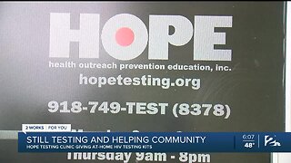 Hope Testing Clinic Providing At-Home HIV Testing Kits