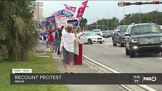 Voters protest ballot count